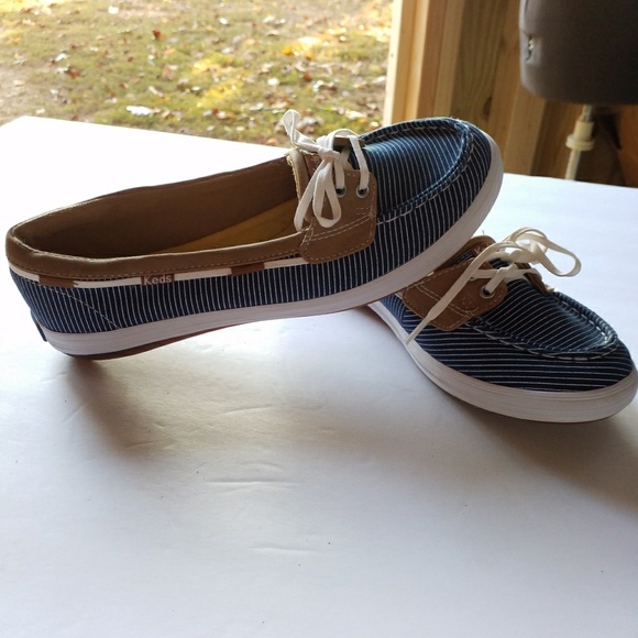 Keds Shoes - KEDS GLIMMER NAUTICAL STRIPE SNEAKERS